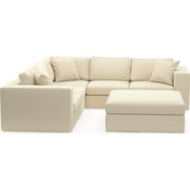 collin white sectional   
