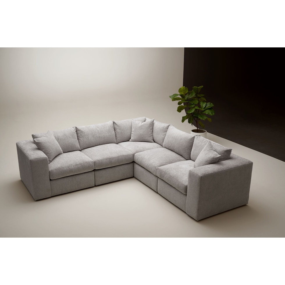 collin white sectional   