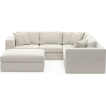 collin white sectional   