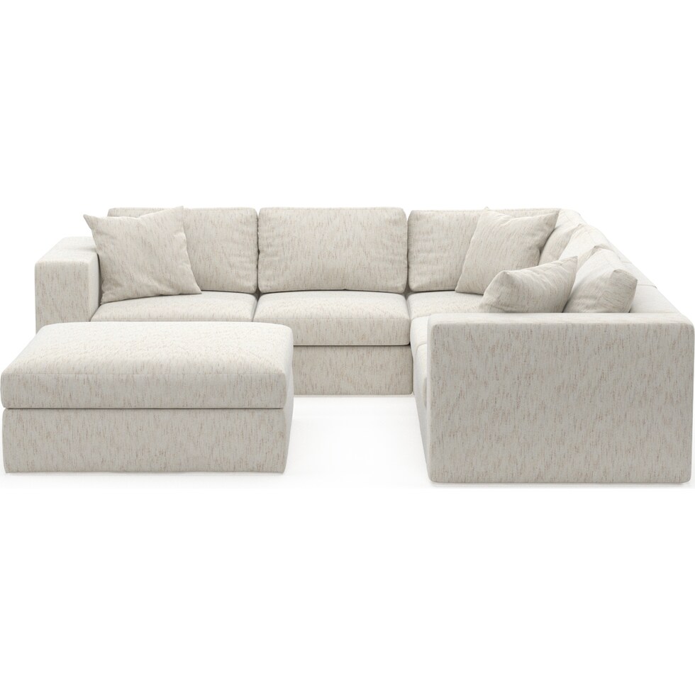collin white sectional   