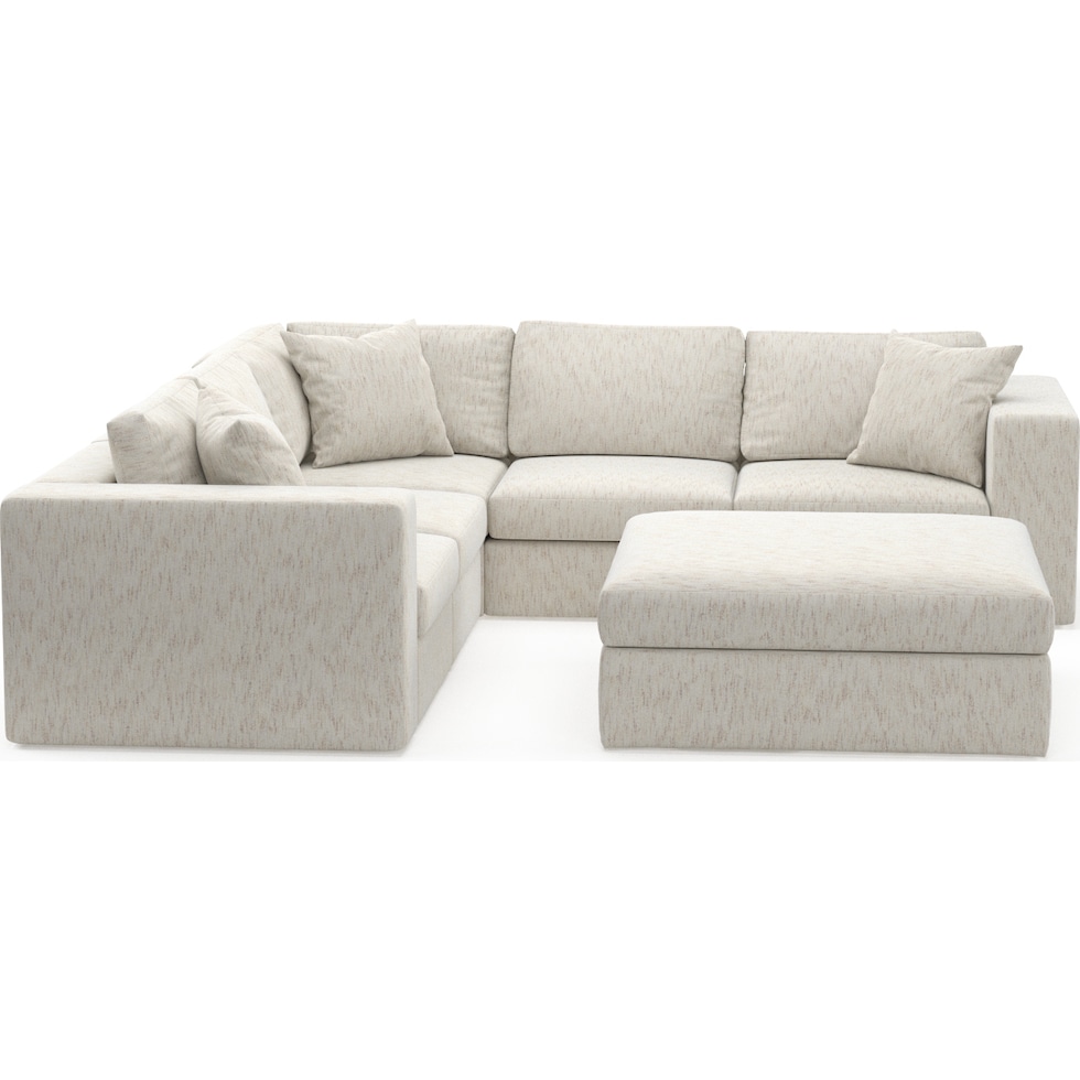 collin white sectional   