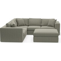 collin white sectional   