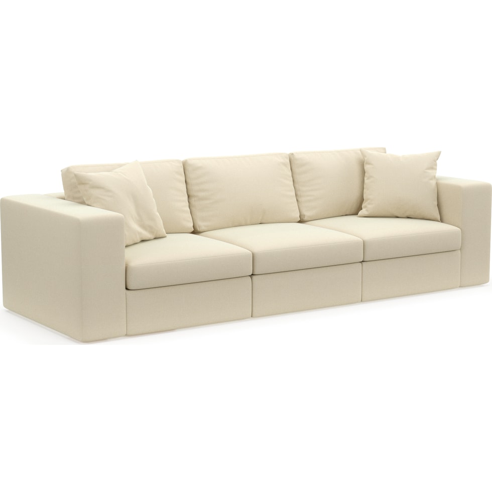 collin white sofa   