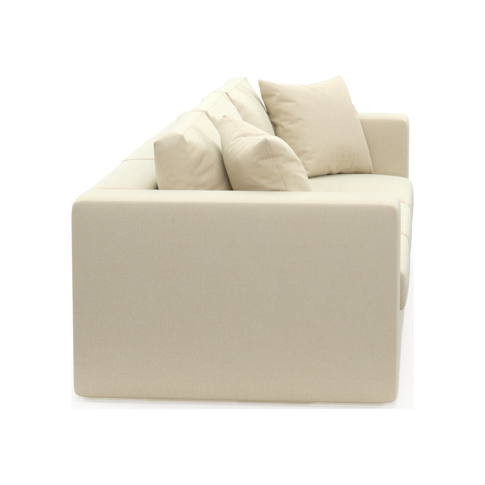 collin white sofa   