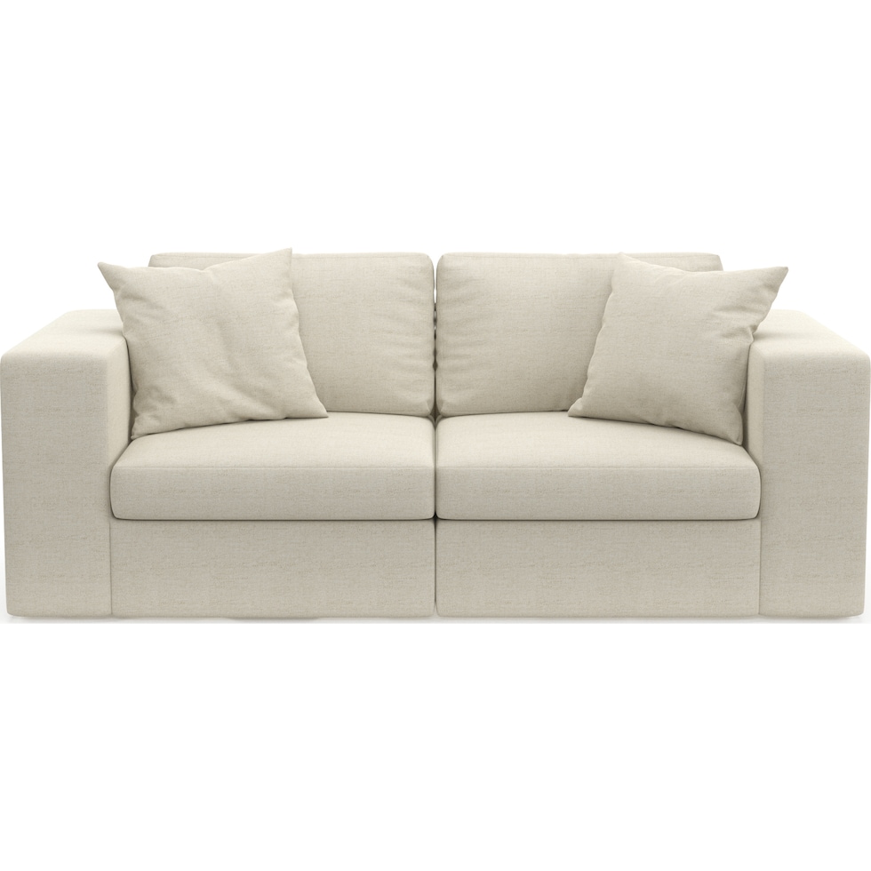 collin white sofa   