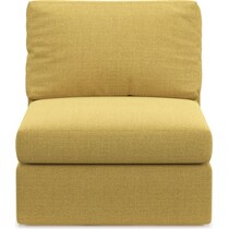 collin yellow armless chair   