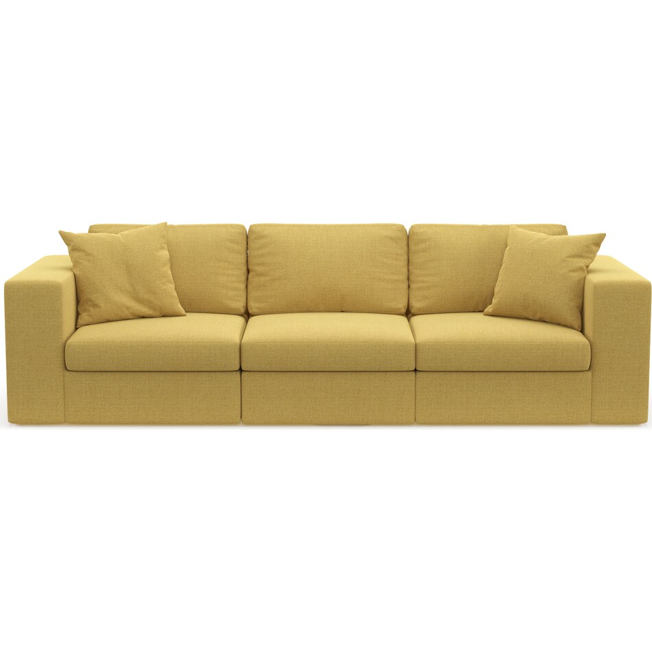 collin yellow sofa   