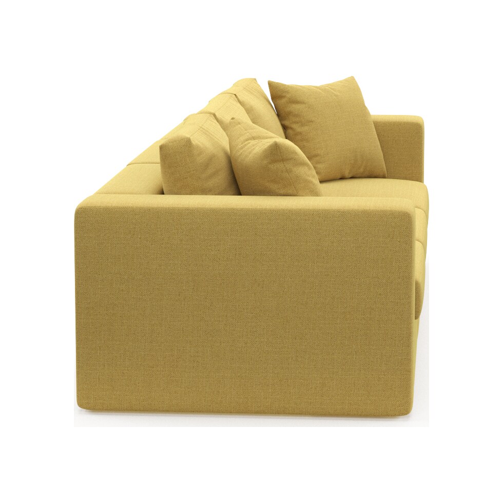 collin yellow sofa   