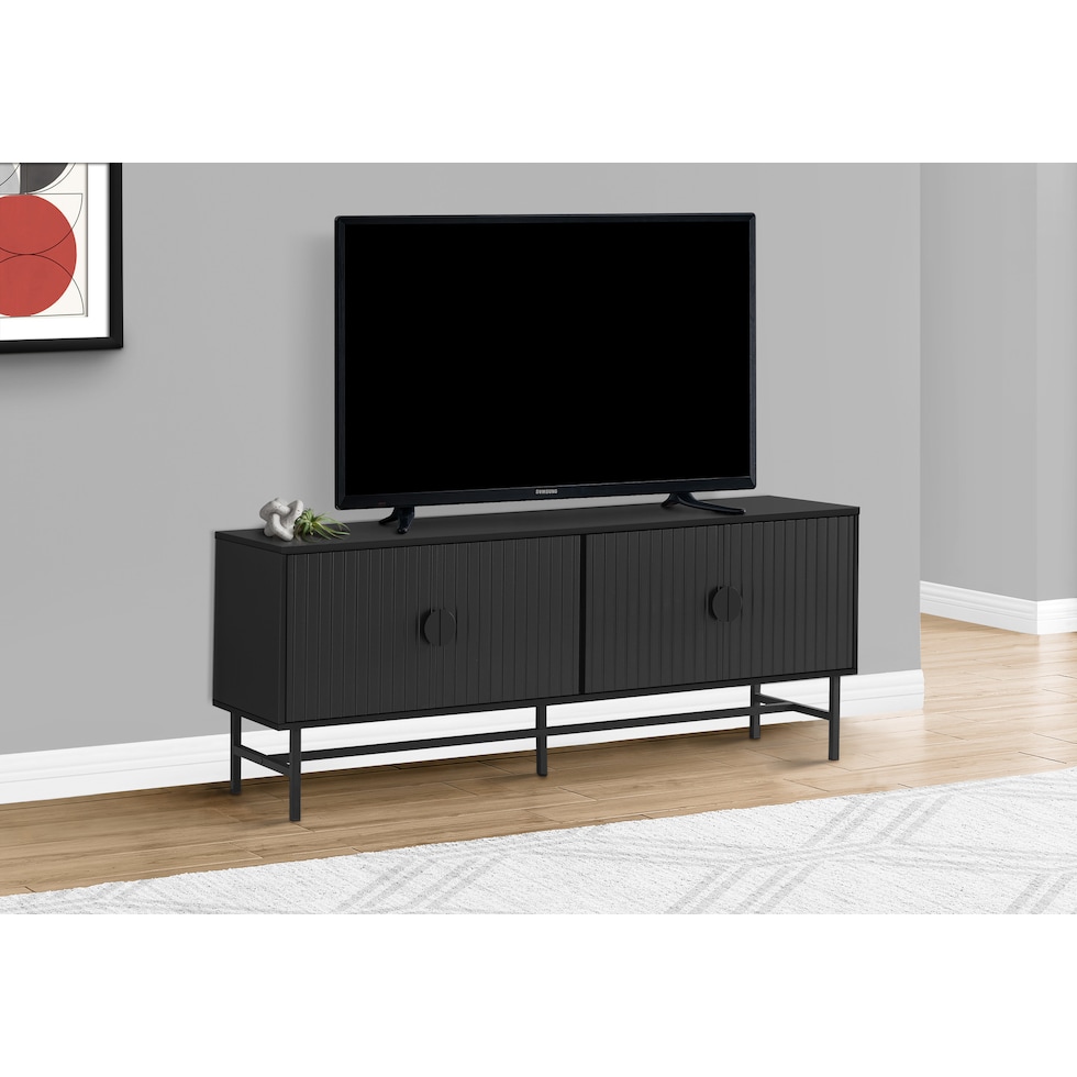 collins black tv stand   