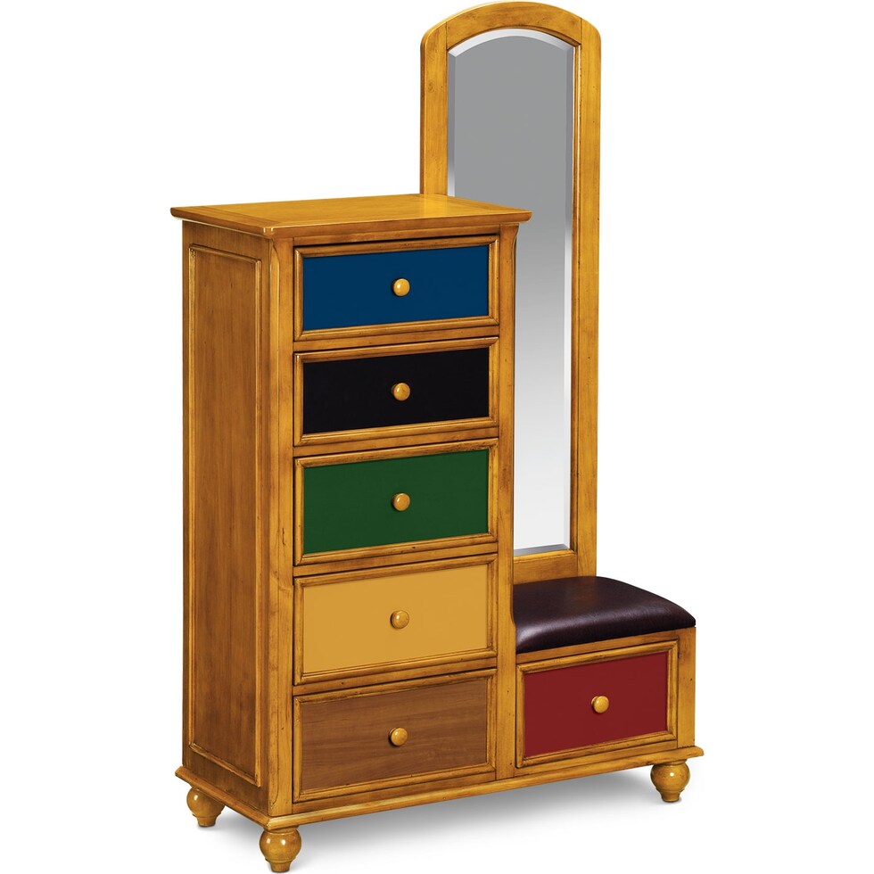 colorworks pine honey pine chest   