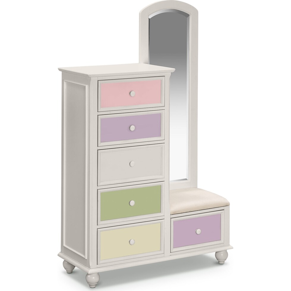 colorworks white white chest   