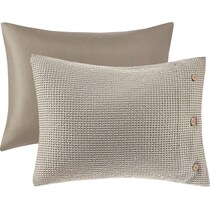 colson light brown full queen bedding set   