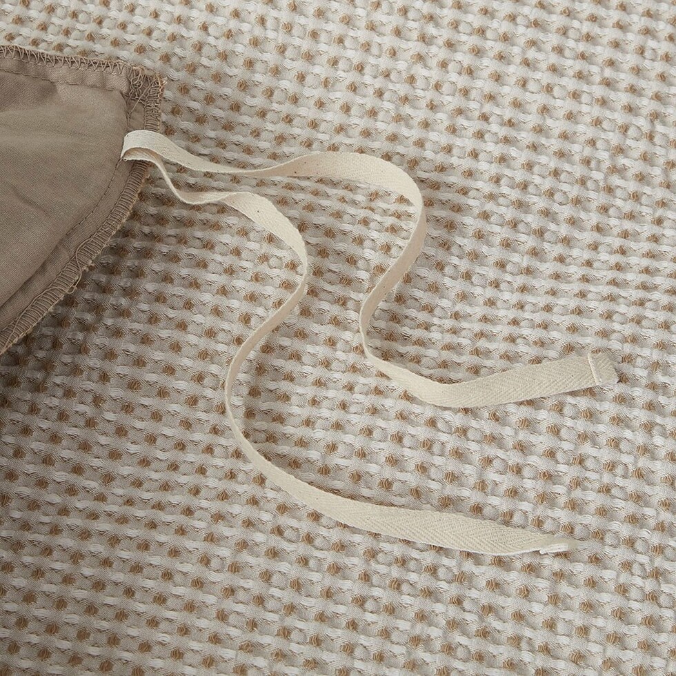 colson light brown full queen bedding set   