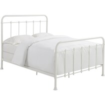 colson white full bed   