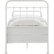 colson white twin bed   