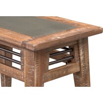 colt distressed natural chairside table   