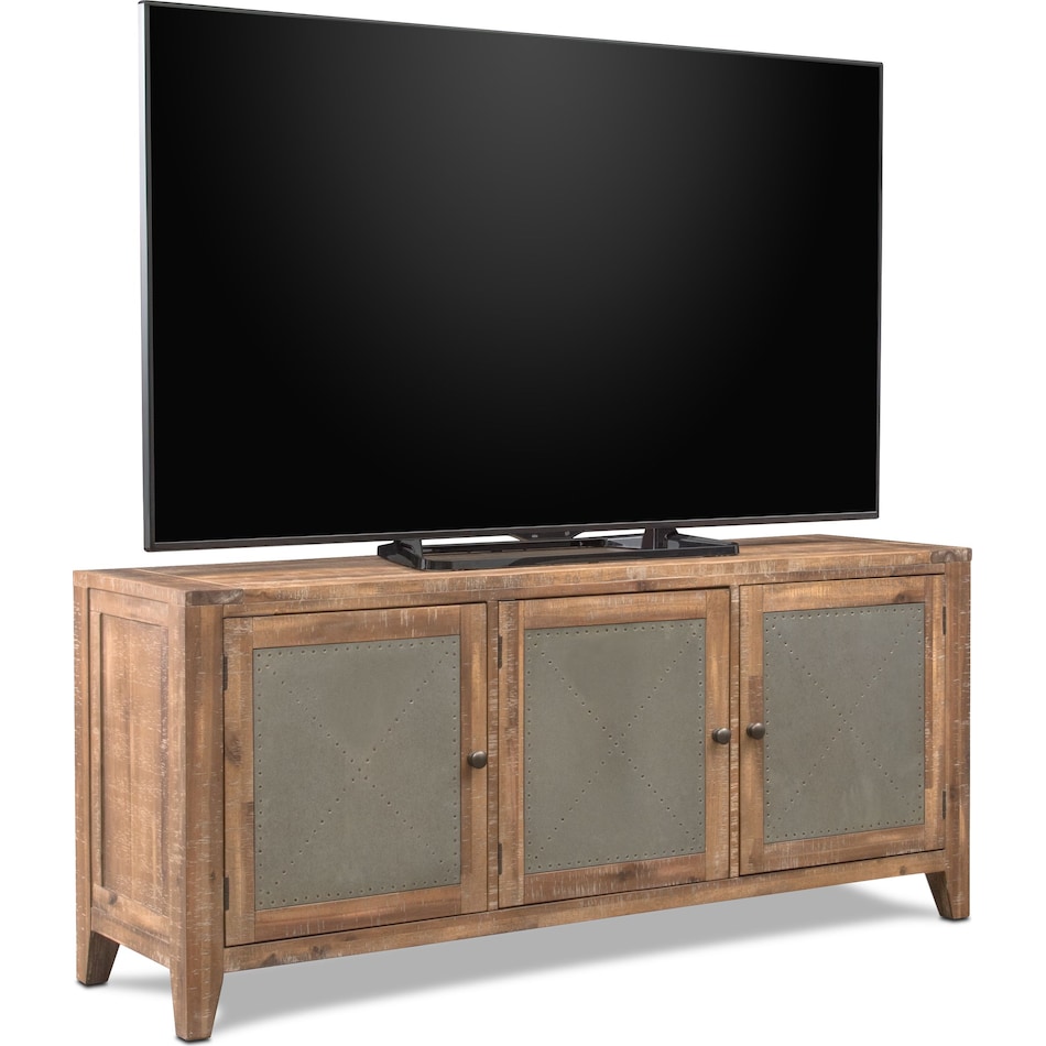 colt distressed natural tv stand   