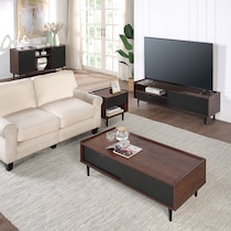 colter black tv stand   