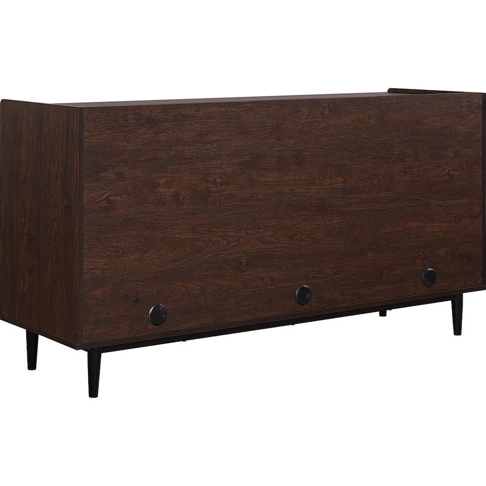 colter dark brown black sideboard   