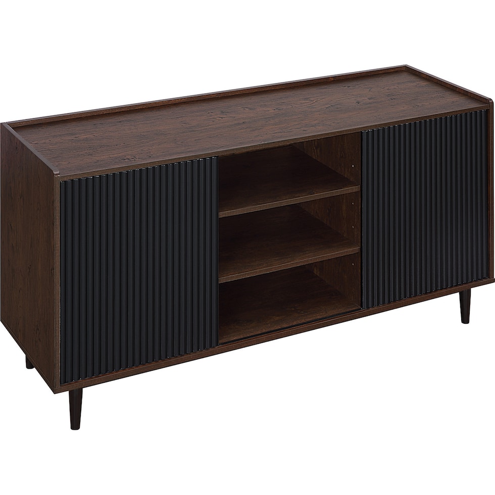 colter dark brown black sideboard   