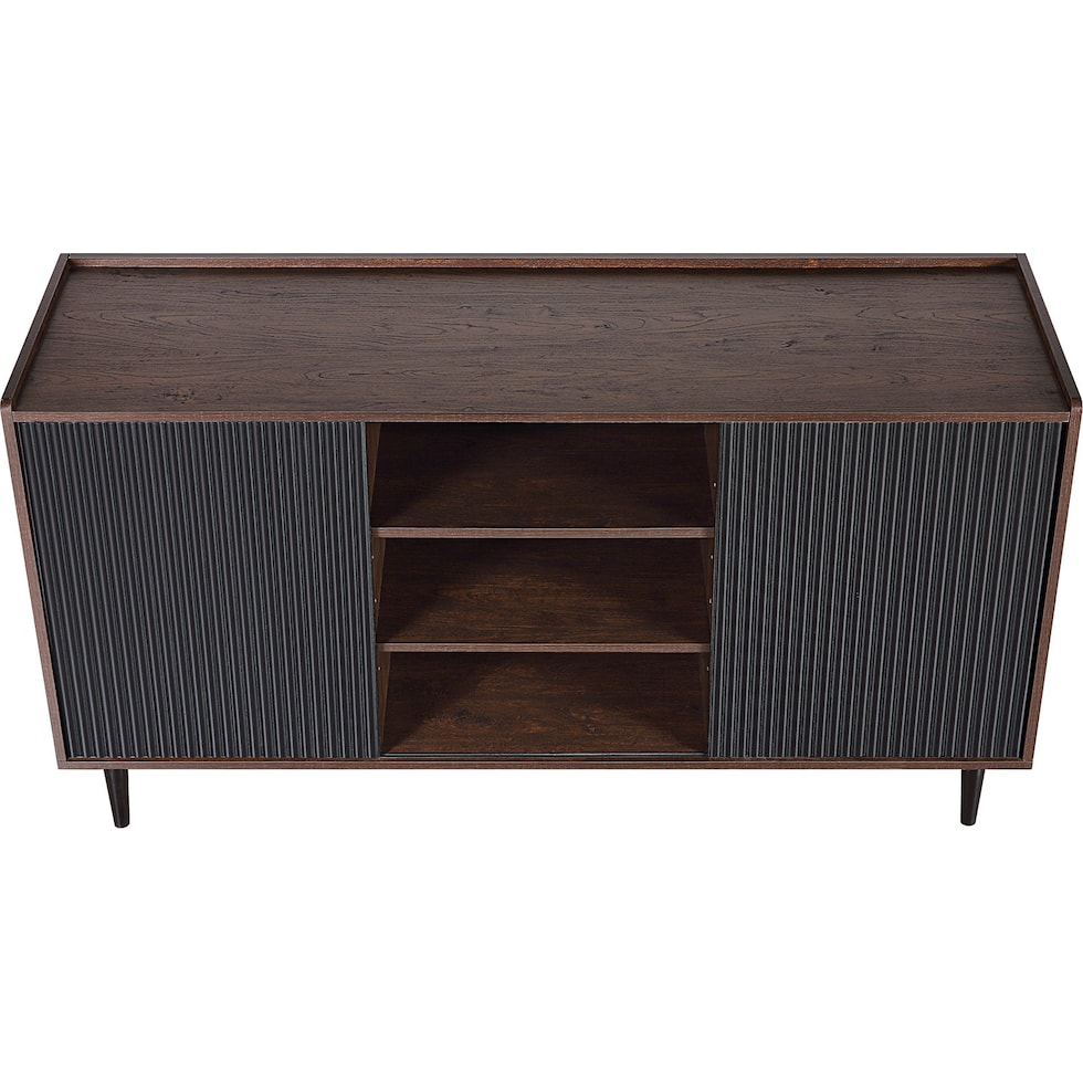 colter dark brown black sideboard   