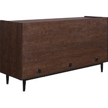 colter dark brown navy blue sideboard   
