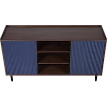 colter dark brown navy blue sideboard   