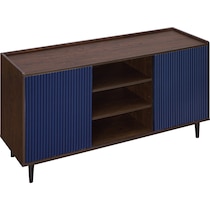 colter dark brown navy blue sideboard   