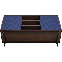 colter dark brown navy blue sideboard   