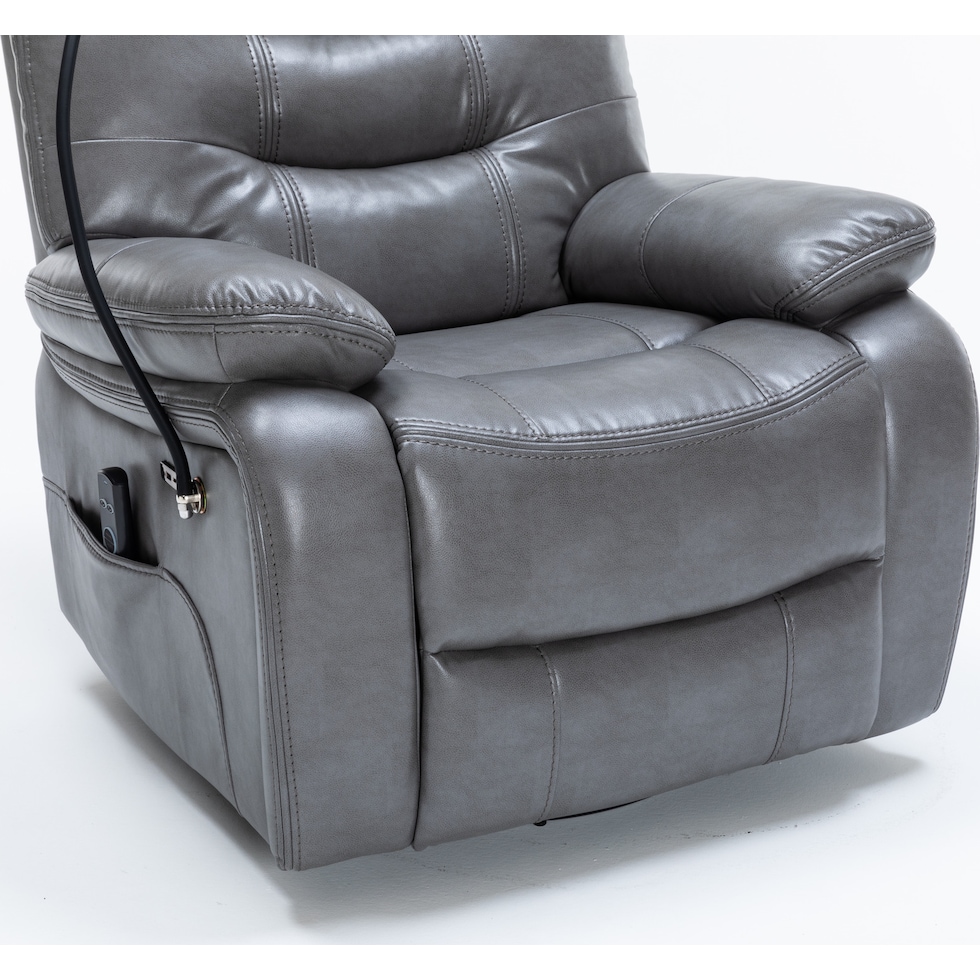 colton gray recliner   