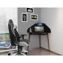 columbia black desk   