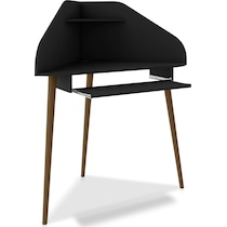 columbia black desk   