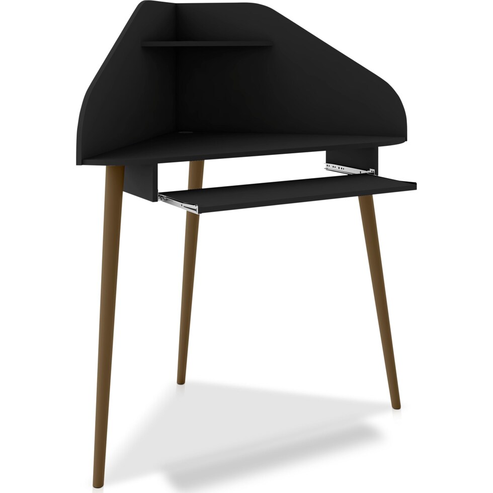 columbia black desk   