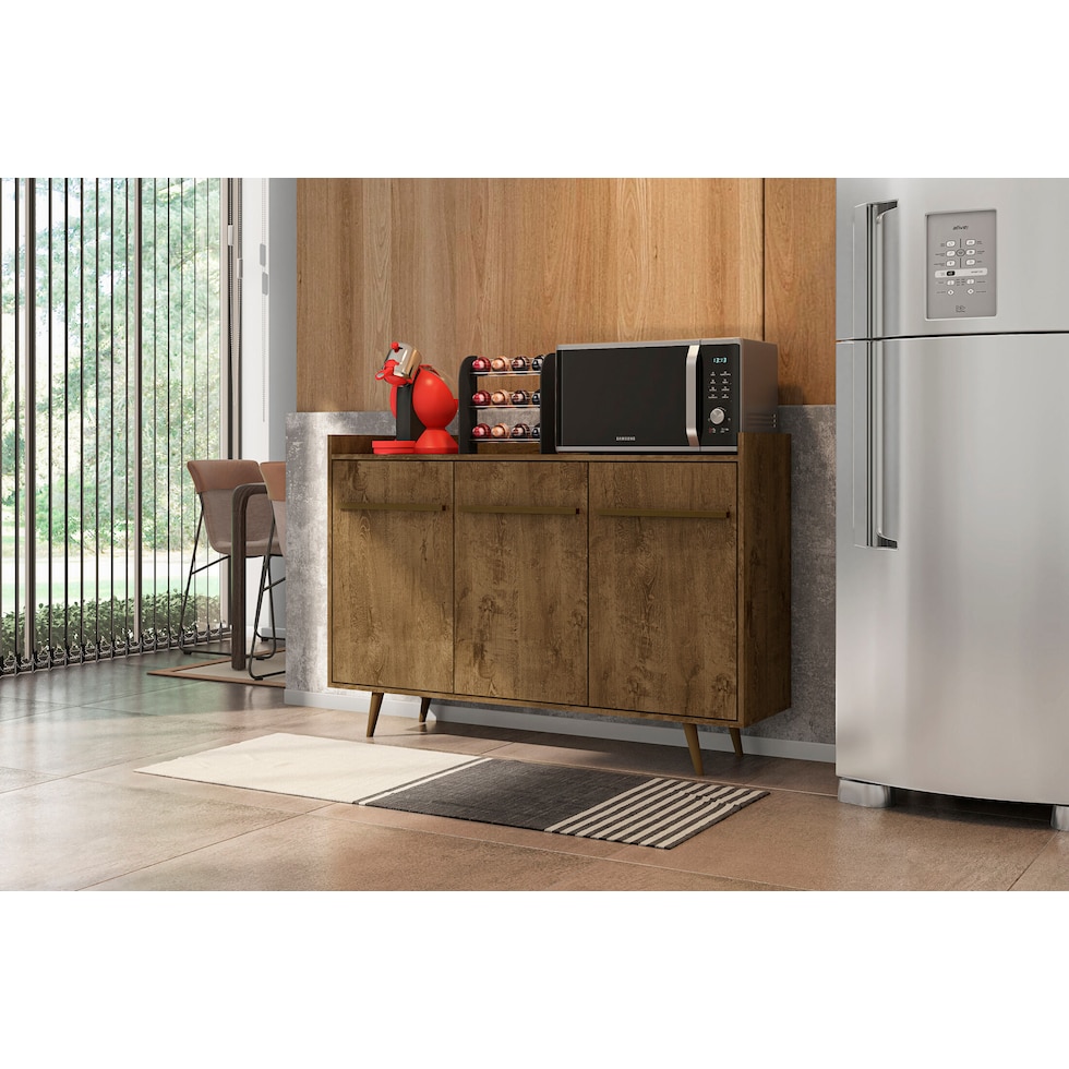 columbia dark brown buffet   