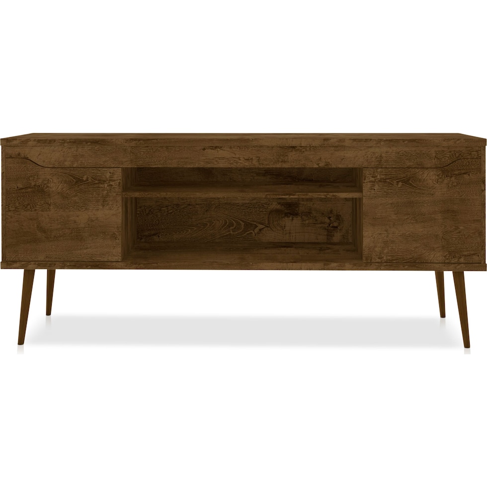 columbia dark brown tv stand   