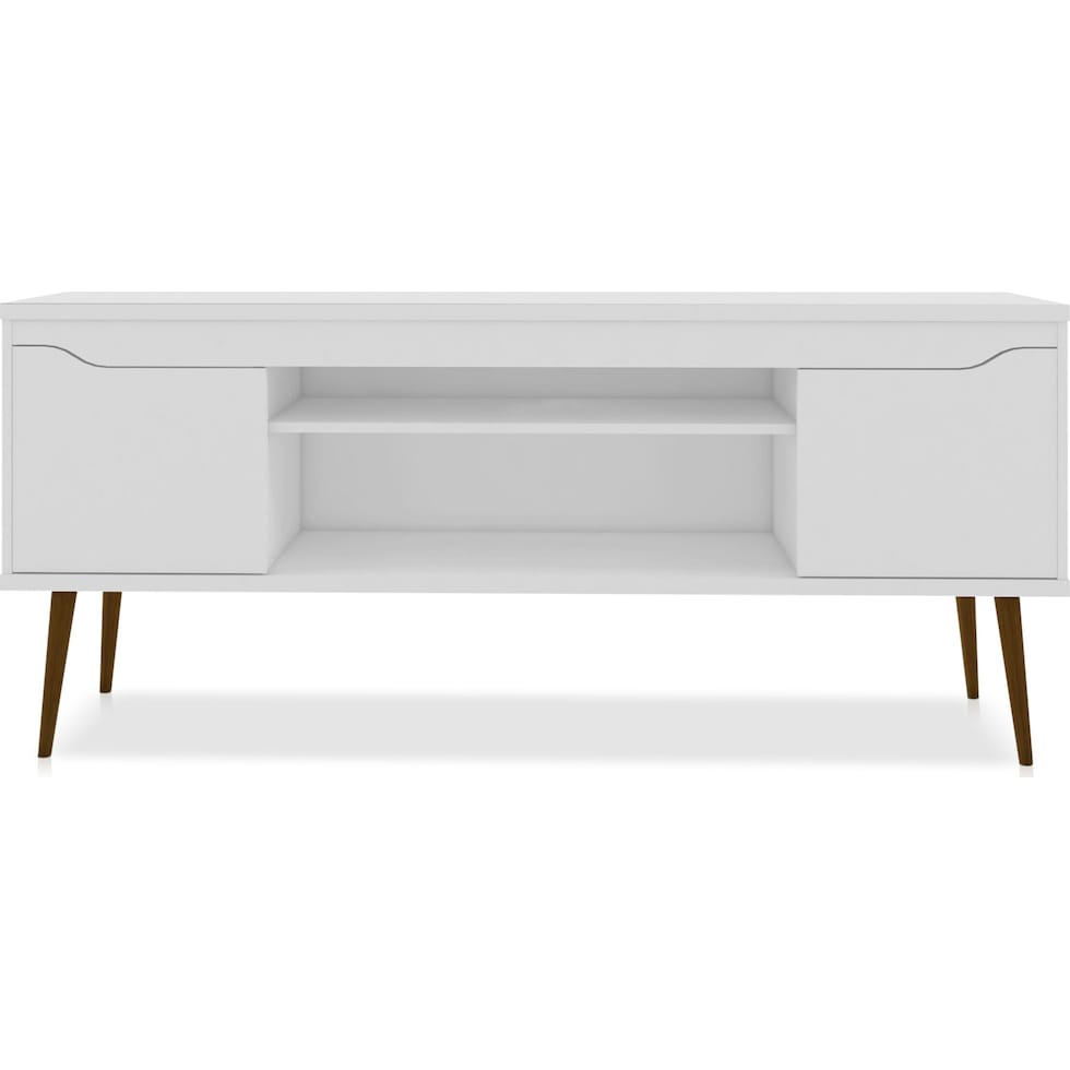 columbia white tv stand   