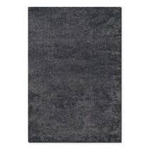 comfort charcoal shag gray area rug ' x '   
