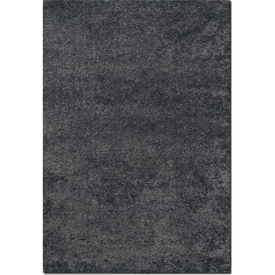 comfort charcoal shag gray area rug ' x '   