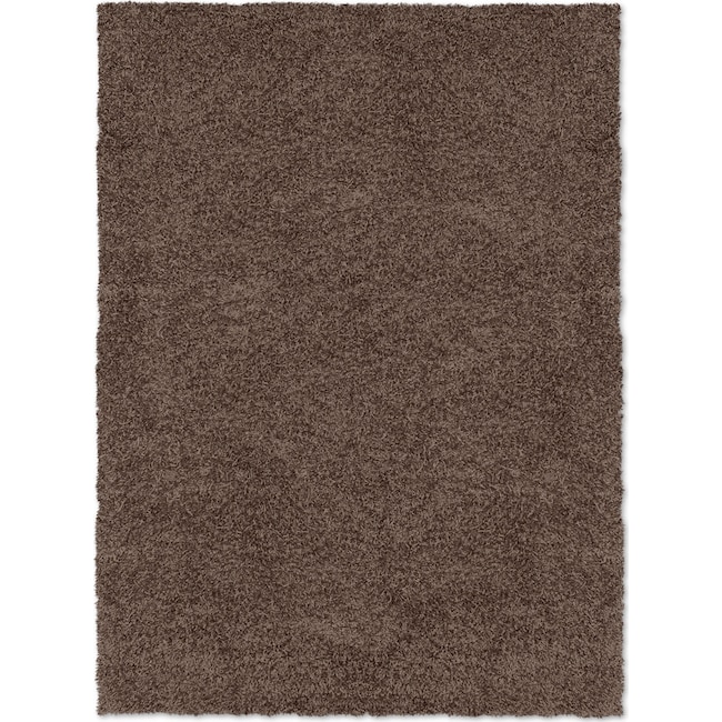 Rugs - Comfort Shag Area Rug - Chocolate