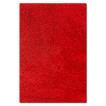 comfort red shag red area rug ' x '   