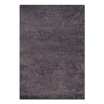 comfort slate blue shag gray area rug ' x '   