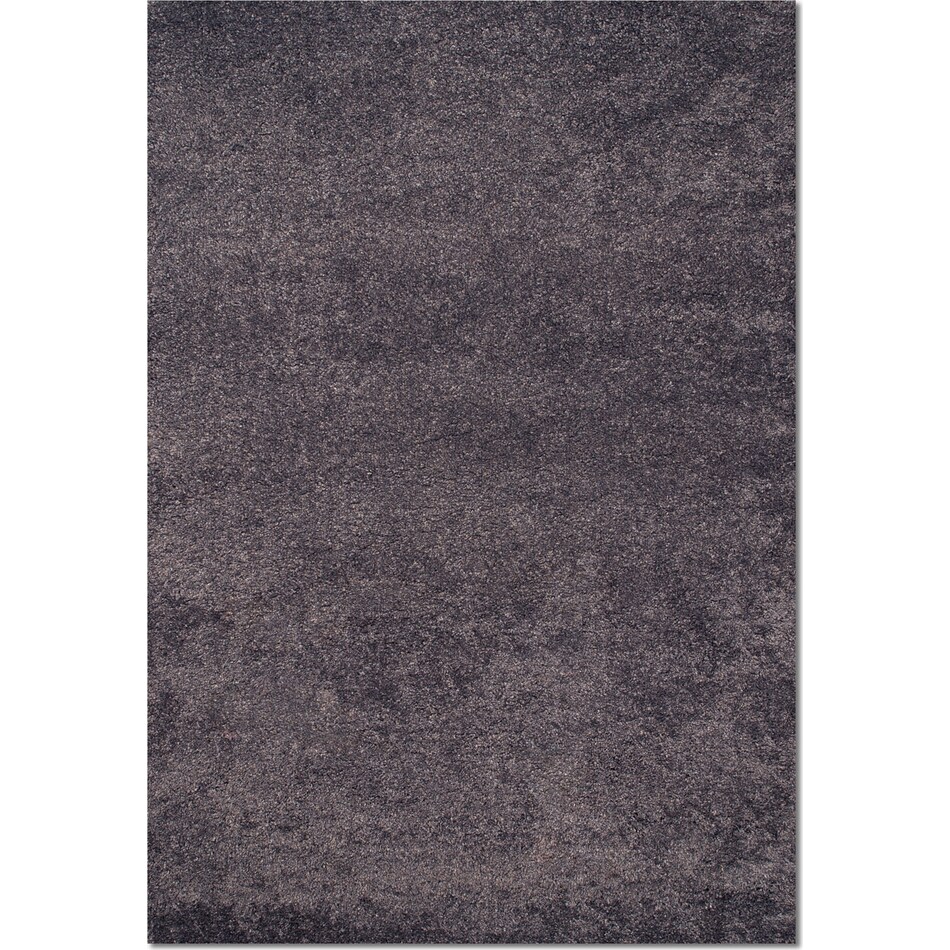 comfort slate blue shag gray area rug ' x '   