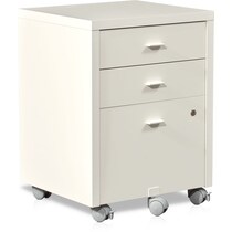 composad white file cabinet   