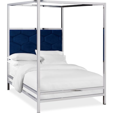 Undefined Value City Furniture, Chrome Canopy Bed King