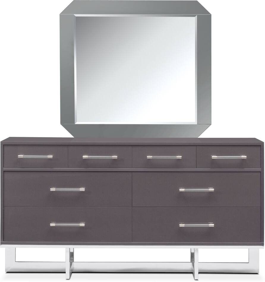 Concerto Dresser and Mirror Value City Furniture