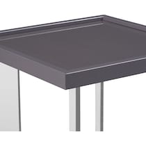 concerto gray end table   