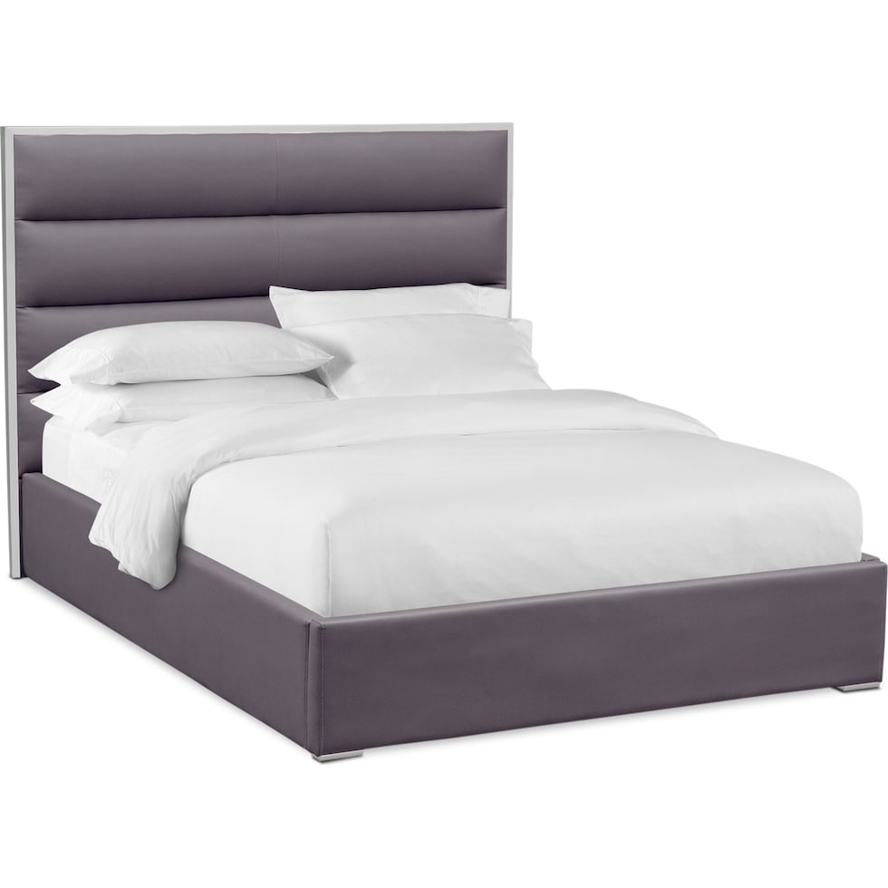 concerto gray king bed   