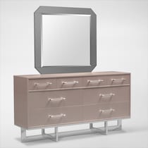 concerto light brown dresser and mirror web   