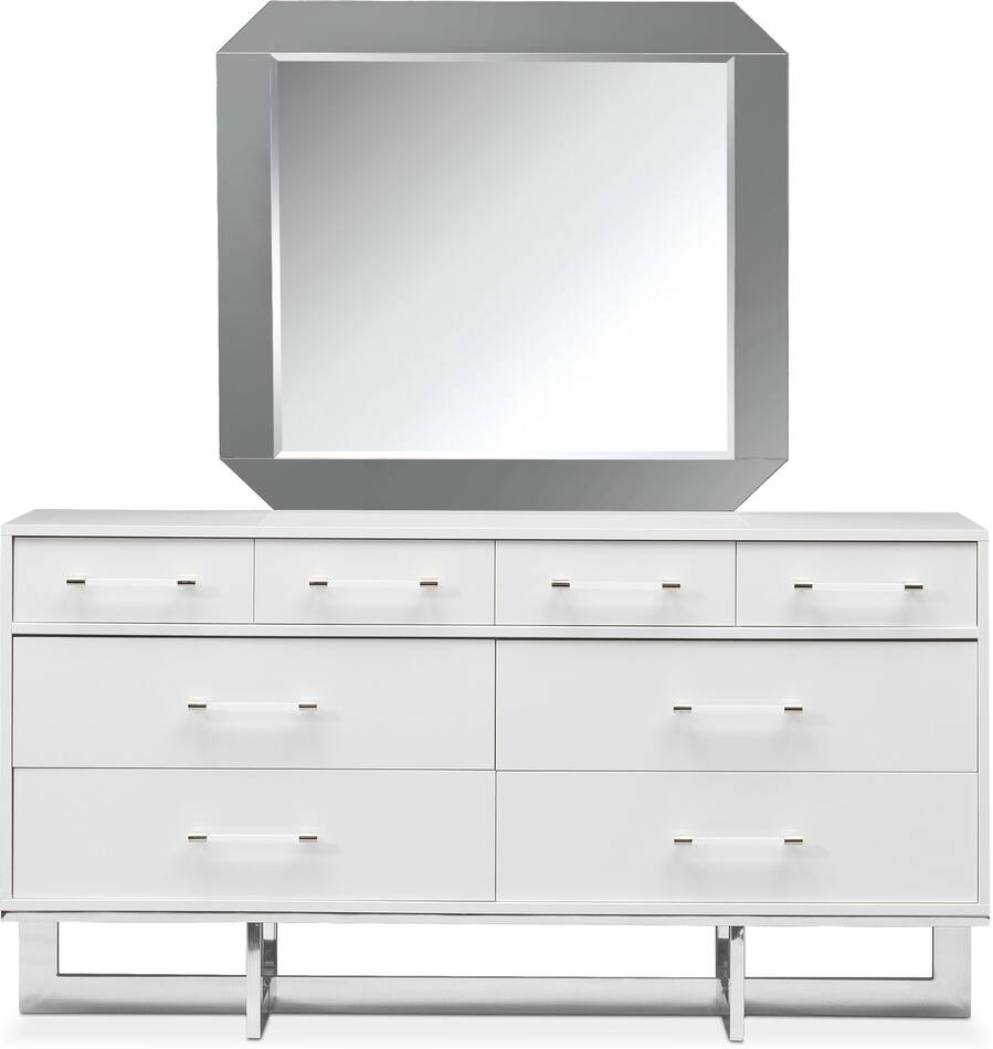 Concerto Dresser and Mirror Value City Furniture