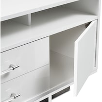 concerto white entertainment wall unit   